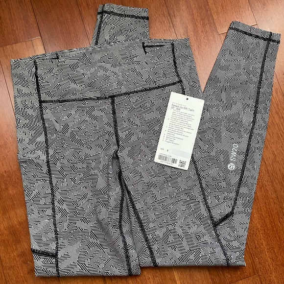 Lululemon Seawheeze 2020 Speed Up MR Tight 28” Sz6 - Picture 2 of 6